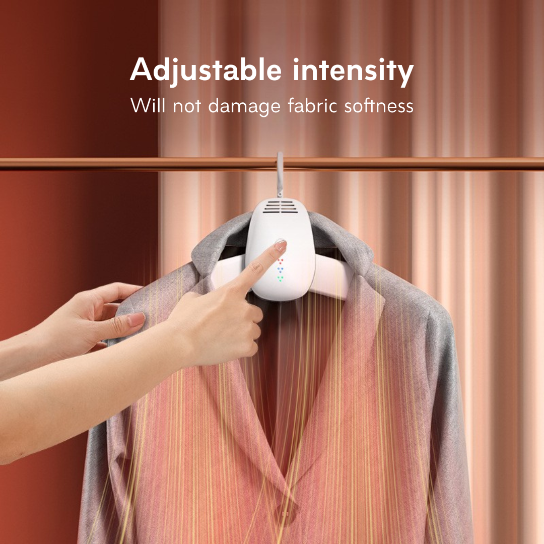 Quick drying clothes hanger