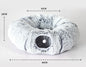 Plush Tunnel Cat Bed