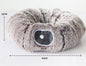 Plush Tunnel Cat Bed